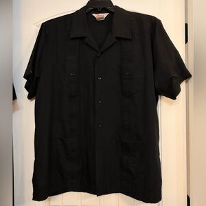 Vintage Romani Cuban 4 Pocket  Button Down